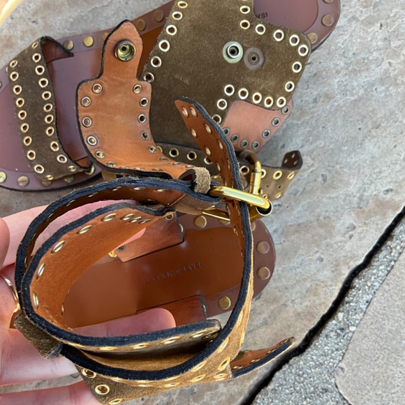 Isabel Marant size 38 green heels - Picture 3 of 4